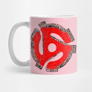 45 Record Adapter (Distressed) Mug